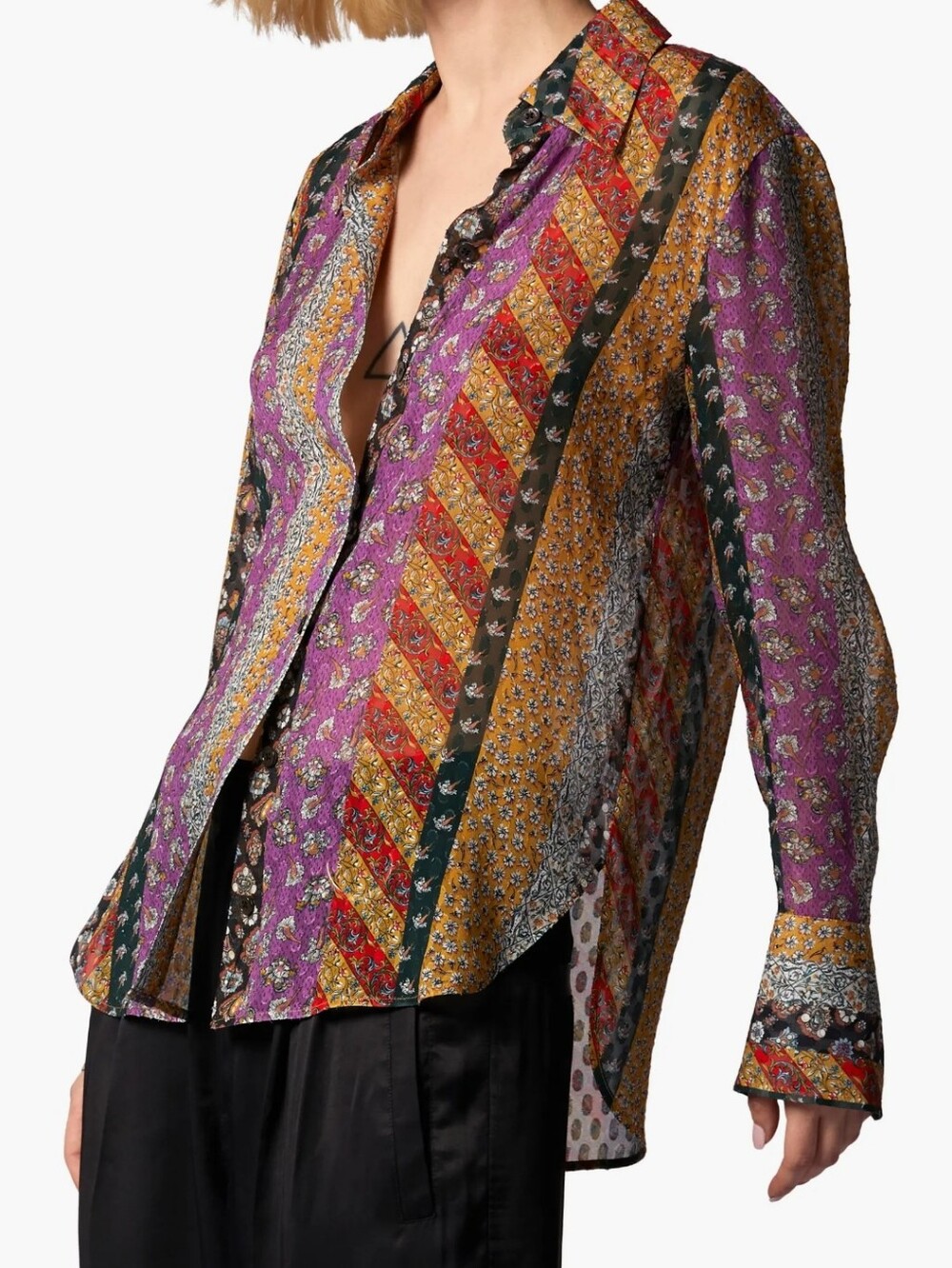 Equipment Quinne Silk Button-Up